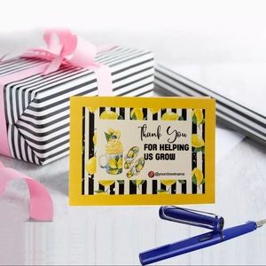 Poshmark Thank you cards